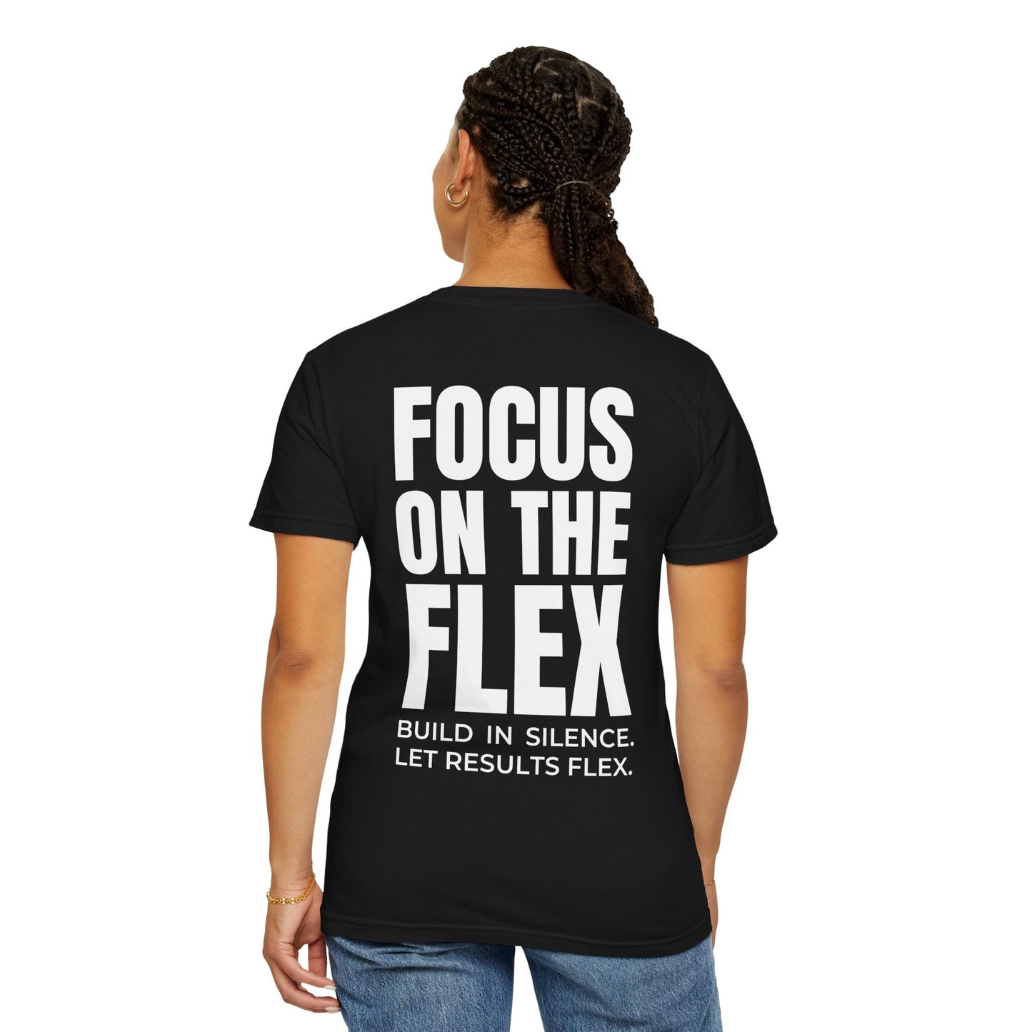 FOKS “Focus on the Flex” Statement Gym T-Shirt